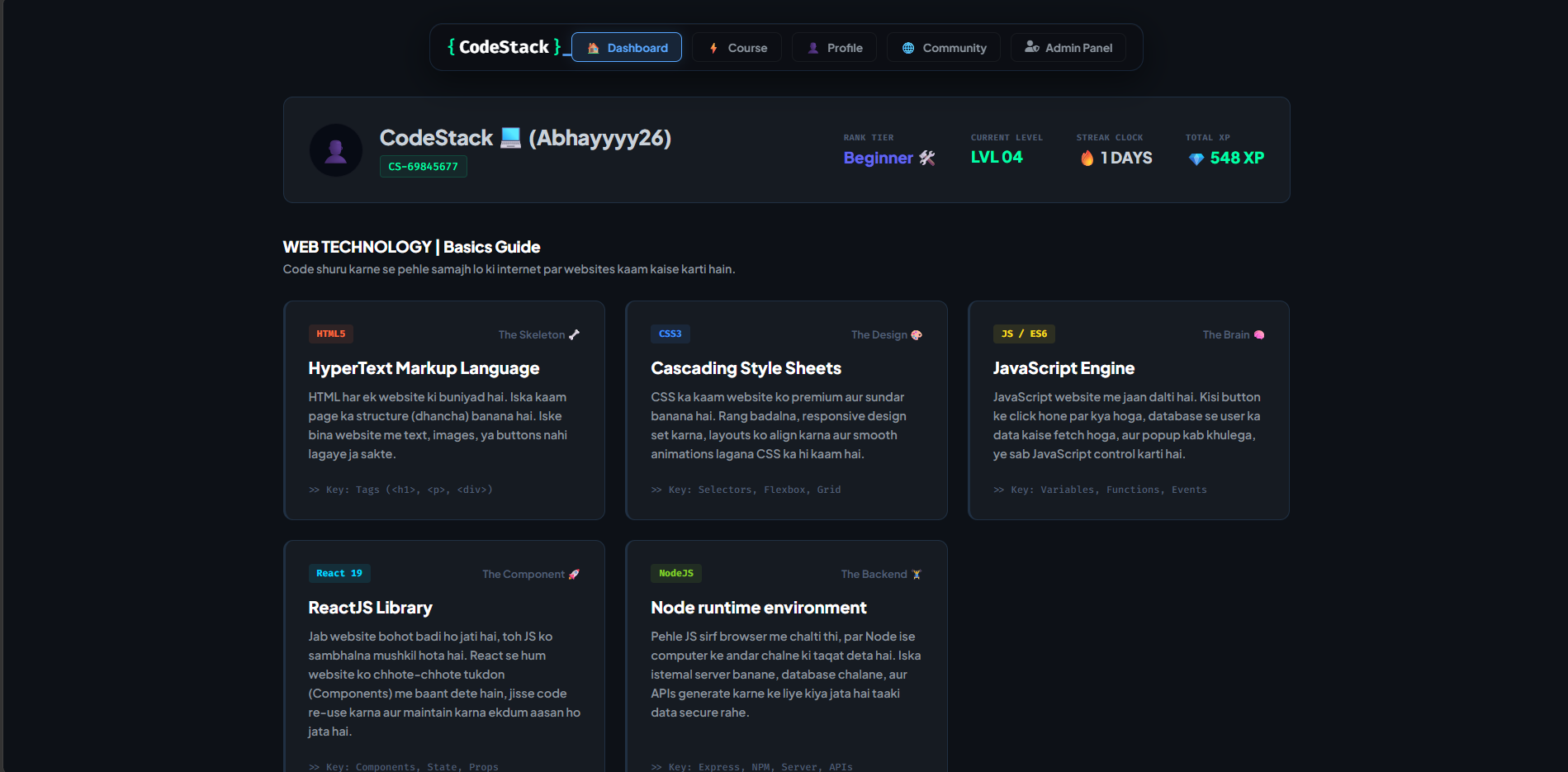 CodeStack Learning Preview